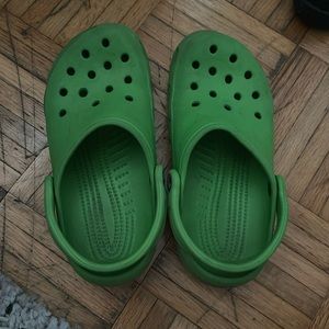 Kids Green Crocs